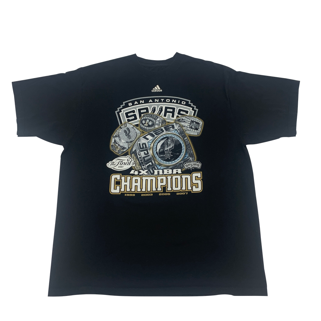 Vintage 1999 San Antonio Spurs NBA Champions T-Shirt Medium