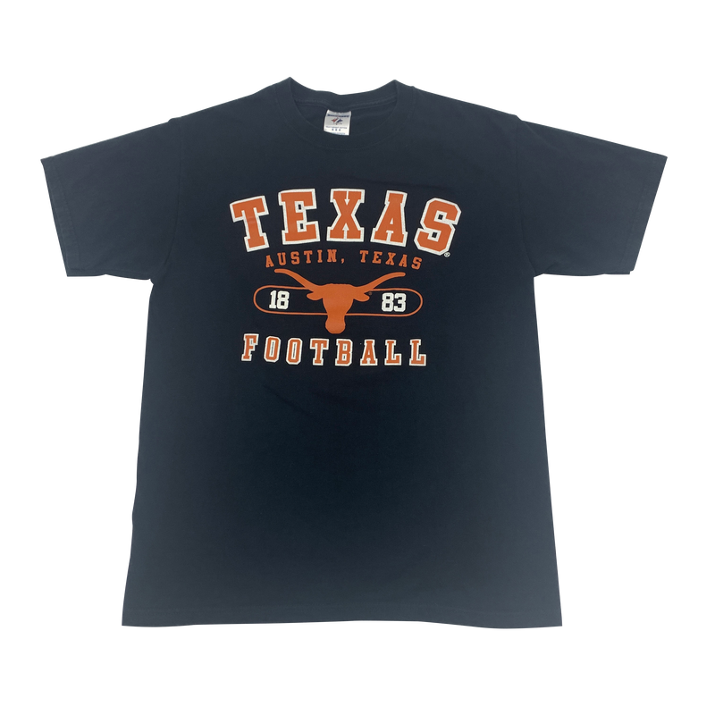 Black Texas Longhorns Football T-Shirt Size M