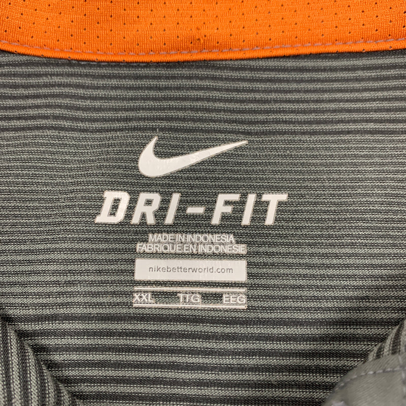 Gray stripped Texas Longhorns Nike polo size 2XL