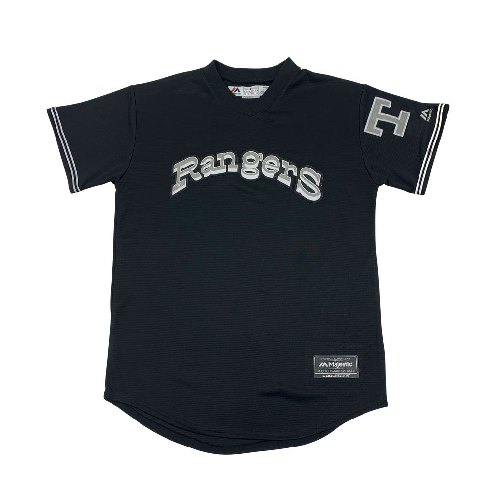 Black texas rangers jersey on sale