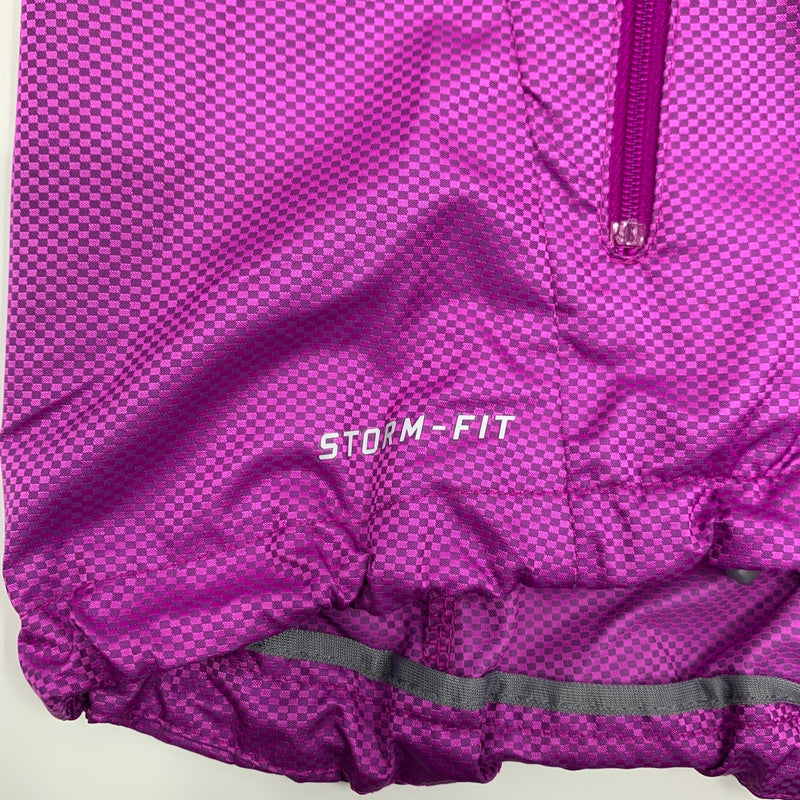 Womens Purple reflective Nike running jacket size L