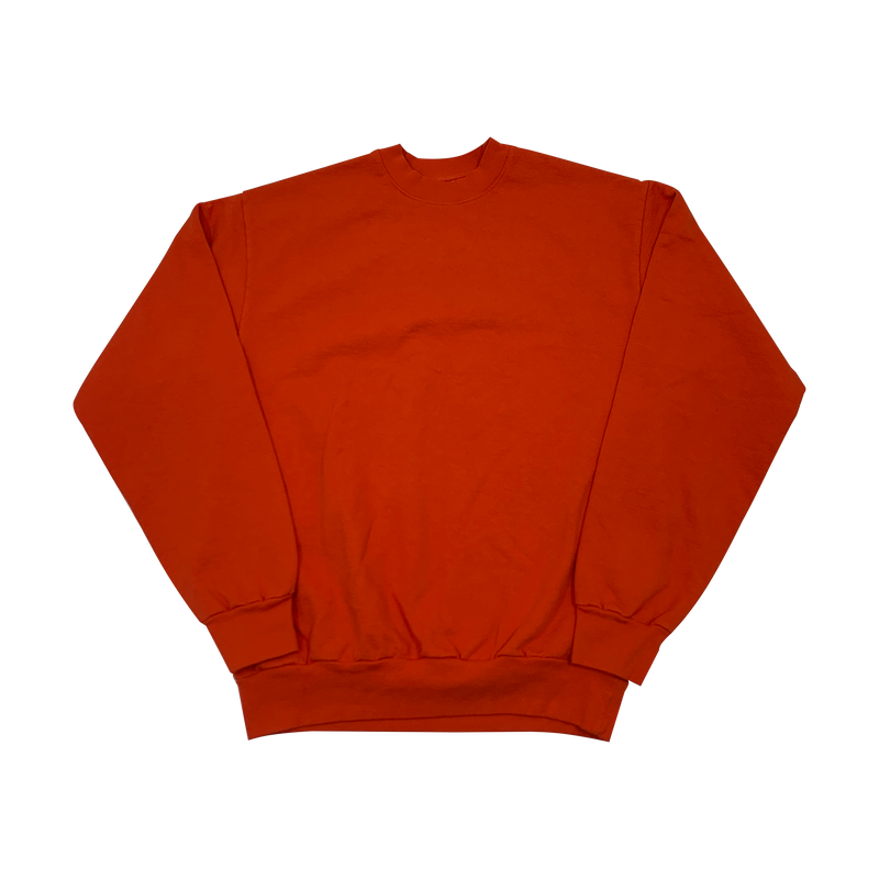 Orange Los Angeles Apparel 14oz Heavy Fleece Sweater Size M Made in USA