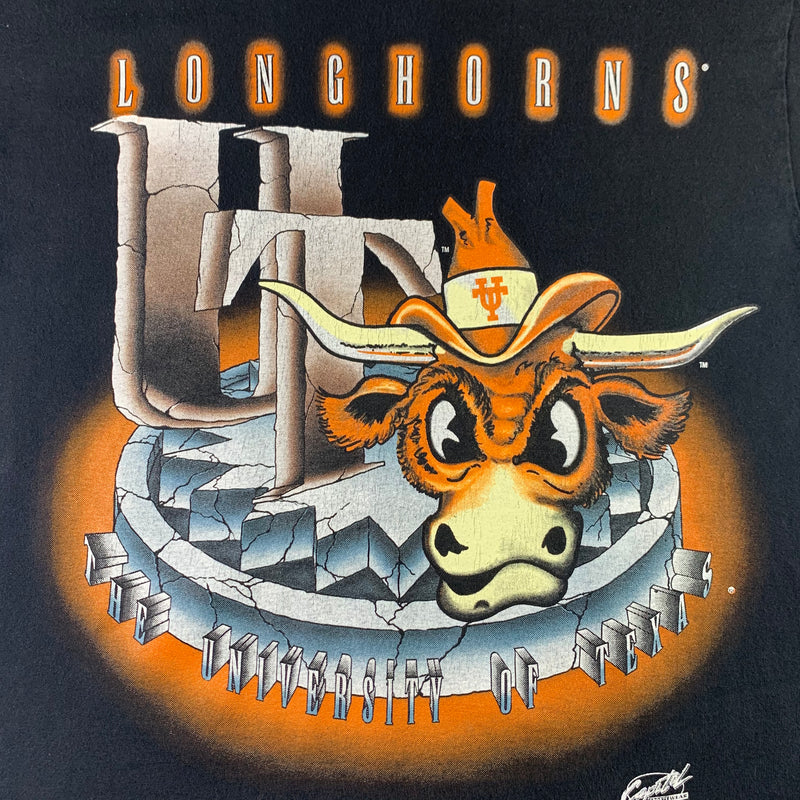 Vintage Texas Longhorns Bevo T-shirt size L made in USA