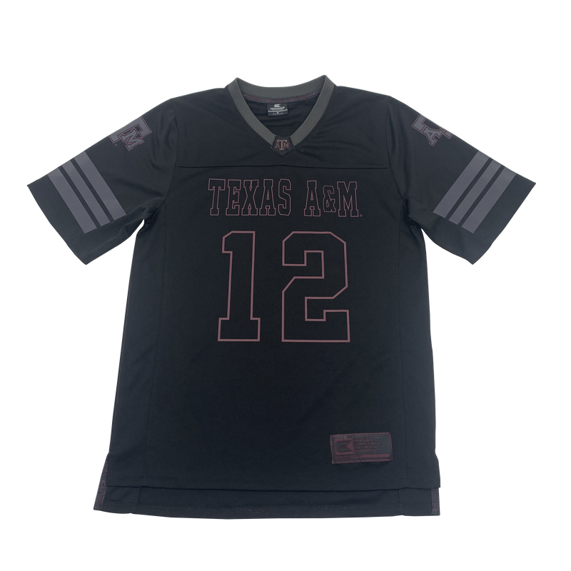 Black & Marron Texas A&M Football Jersey Size M