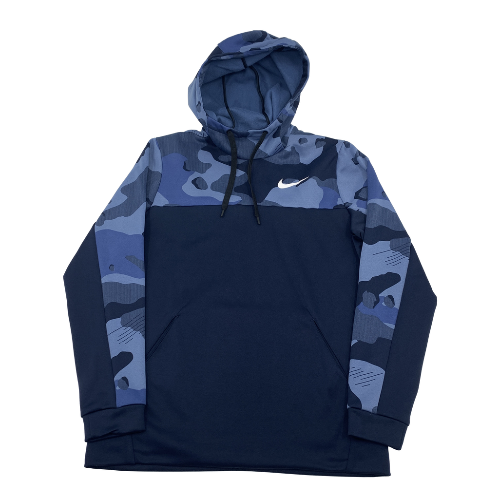 Nike blue camo hoodie sale