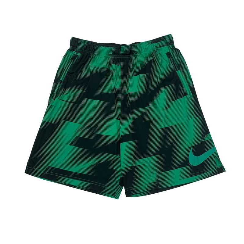 Green All Over Print Nike Shorts Size L