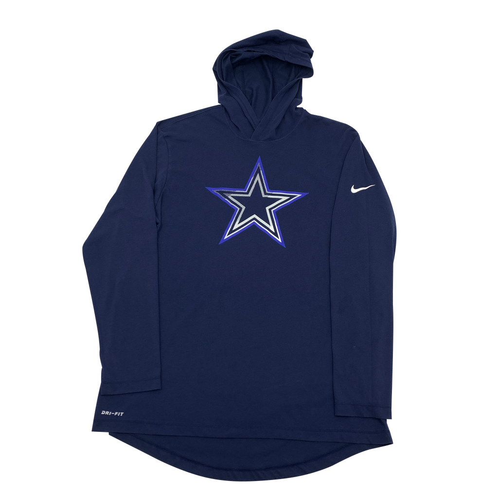Nike Dallas Cowboys Long Sleeve Hooded T-shirt size L