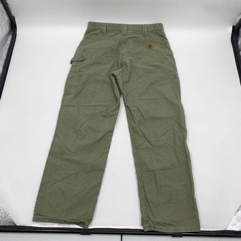 Green Carhartt B151 Pants Size 34x32