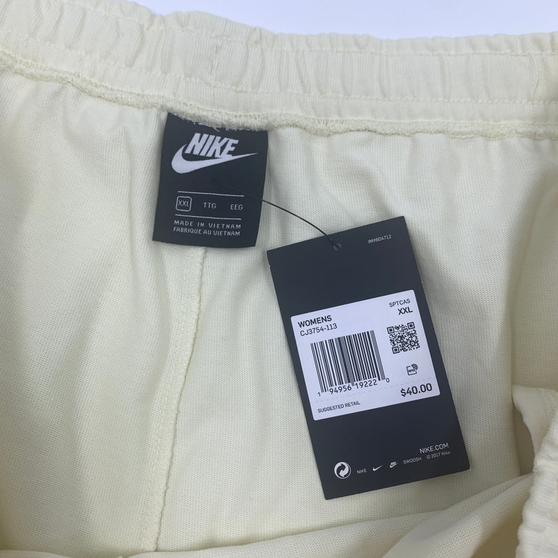 NWT Women's Yellow Nike Embroidered Shorts Size 2XL