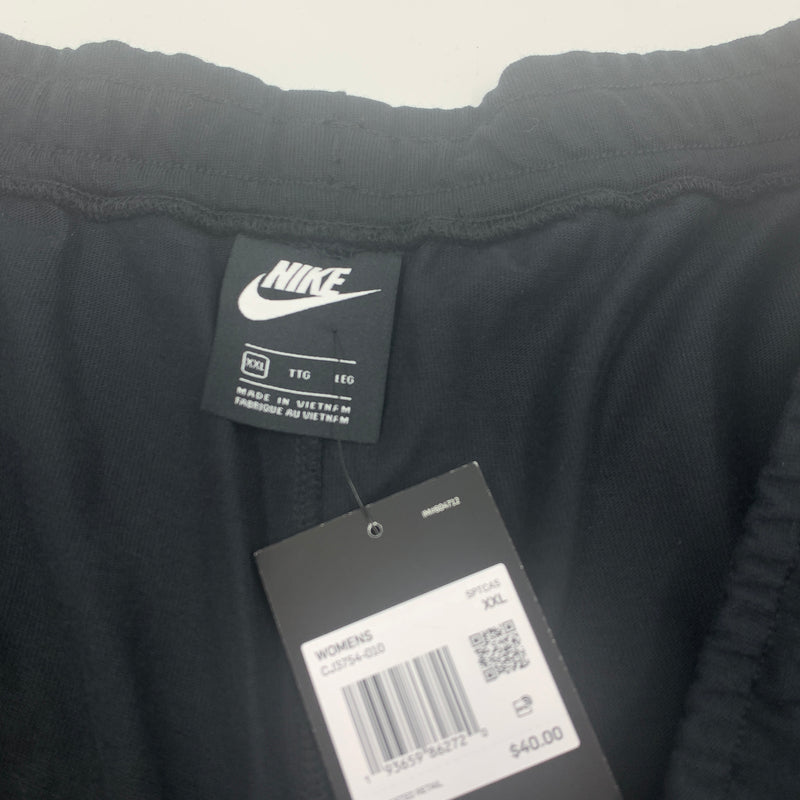 NWT Women's Black Nike Embroidered Shorts Size 2XL