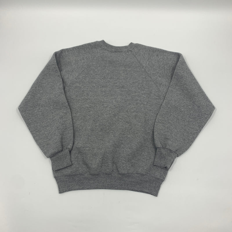 90s Jerzees Blank Gray Sweater Size M Made in USA
