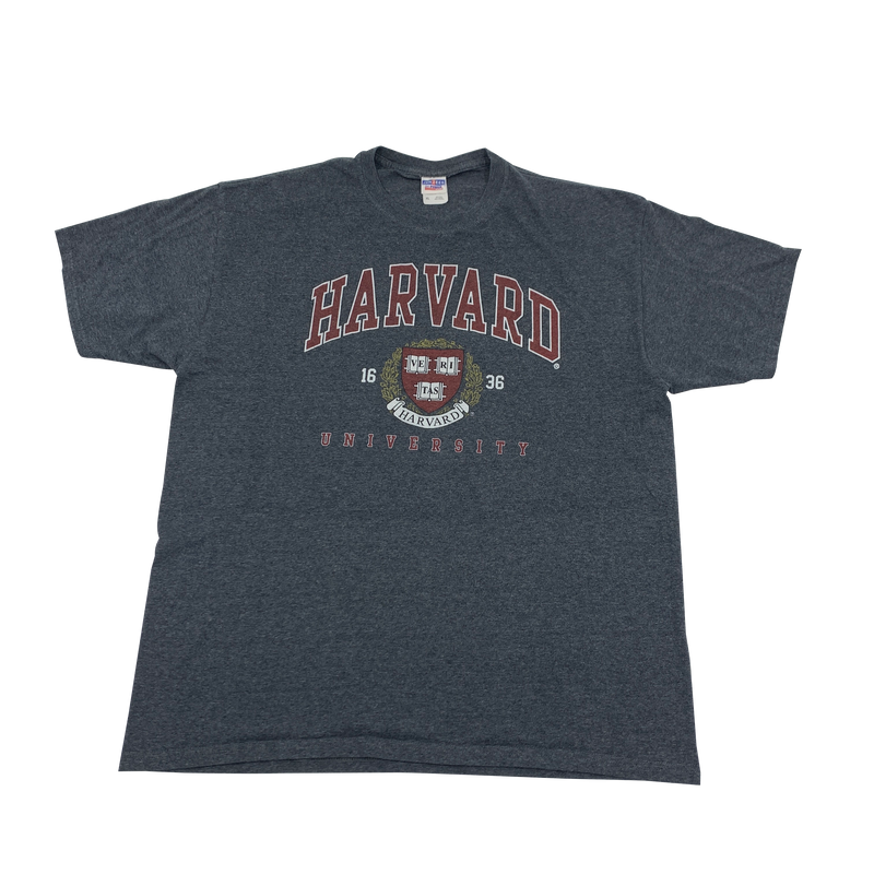 Gray Harvard Collegiate Crest T-shirt Size XL
