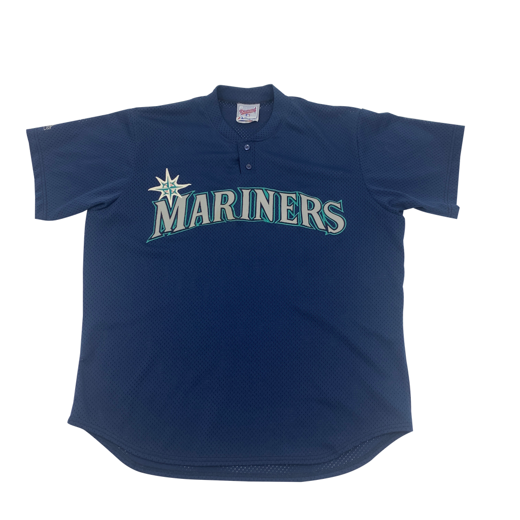 Seattle Mariners MLB BASEBALL SUPER VINTAGE Dynasty Size XL Baseball Jersey!