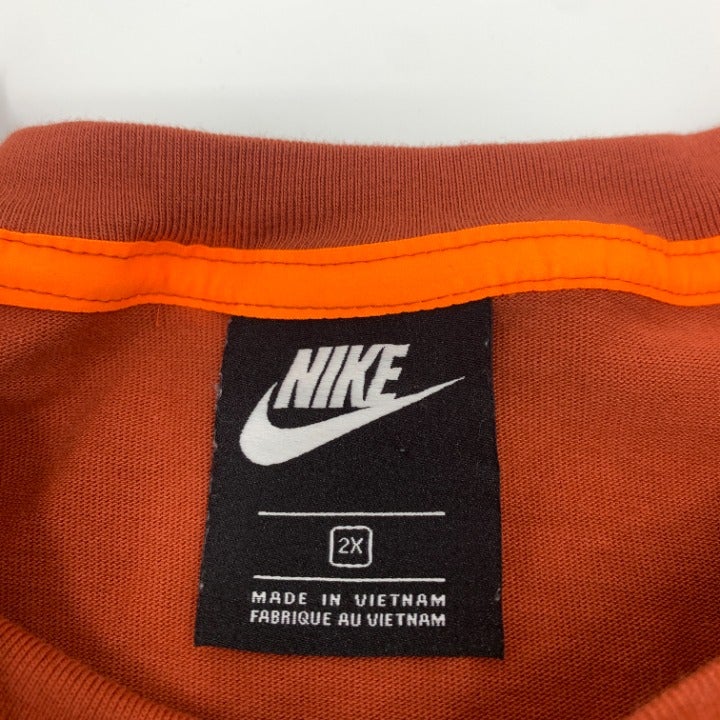 Orange Nike Multi Logo T-shirt size 2XL