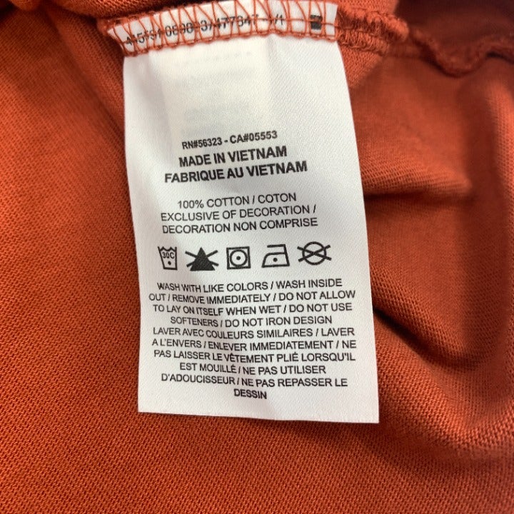 Orange Nike Multi Logo T-shirt size 2XL