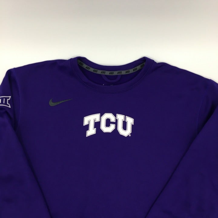 Purple Nike TCU theram-fit sweater Size L