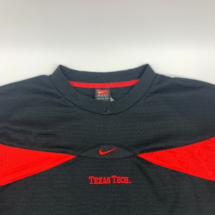Texas Tech Football Nike Center Swoosh T-shirt Size 2XL