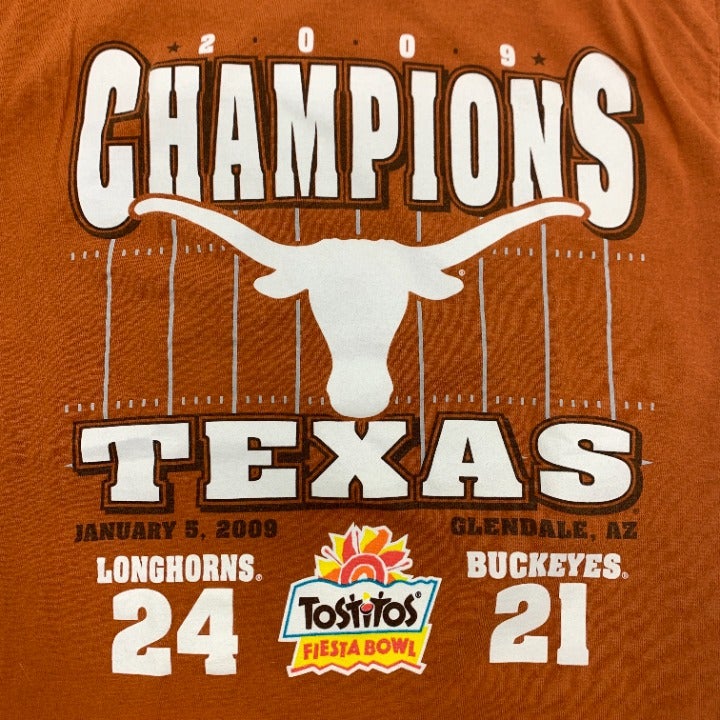Texas Longhorns 2005 Tostitos Bowl Champs T-shirt Size S