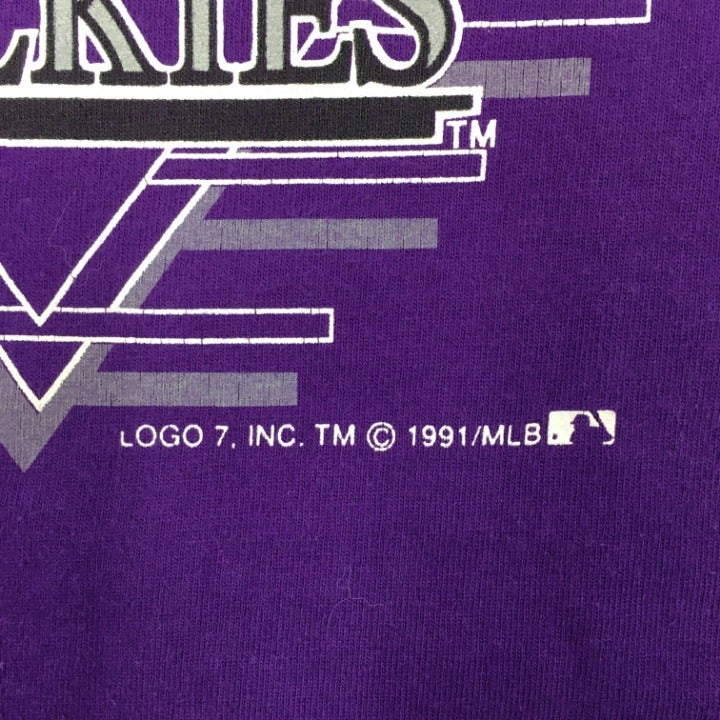 LOGO 7, Shirts, Vintage Colorado Rockies Tshirt