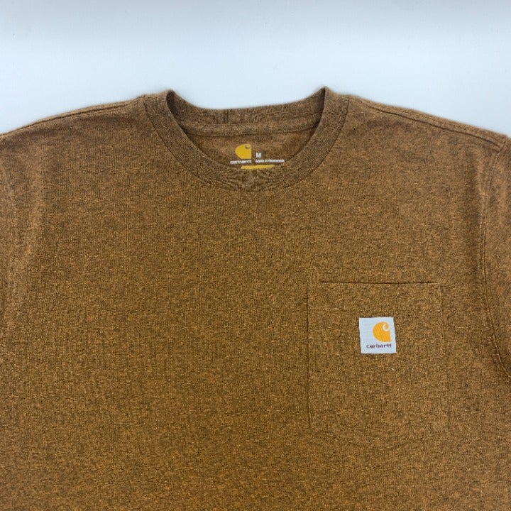 Brown Carhartt Pocket T-shirt Size M