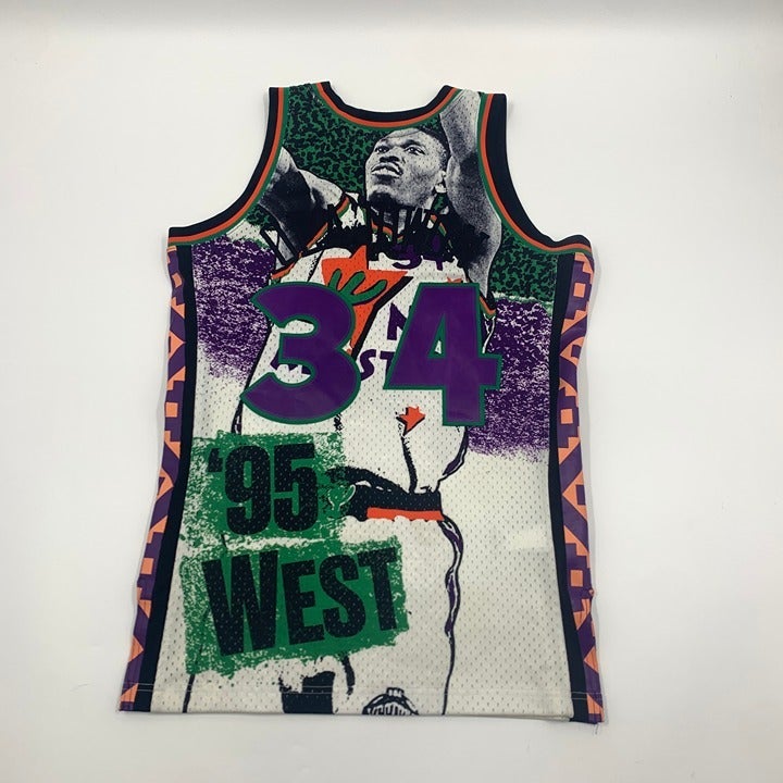 Mitchell & Ness Hakeem Olajuwon 1995 All Star Game Sublimated Jersey Size M