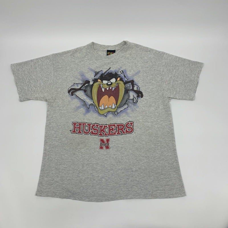 Vintage Taz Nebraska Huskers T-shirt Size L