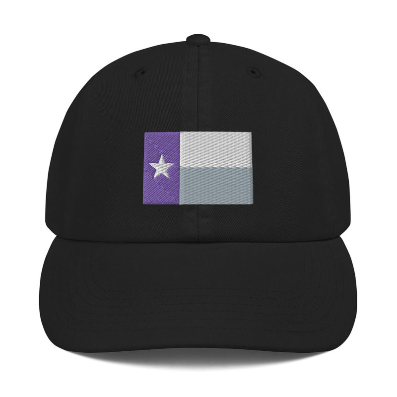 Purple Texas Flag Champion Dad Hat