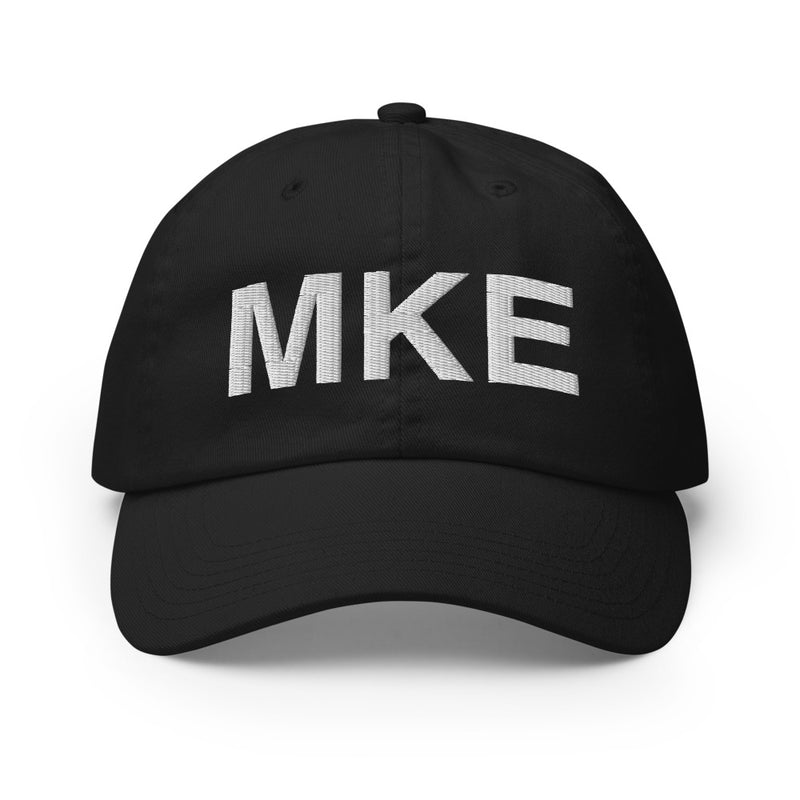 MKE Milwaukee Airport Code Champion Dad Hat