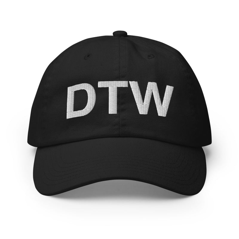 DTW Detroit MI Airport Code Champion Dad Hat