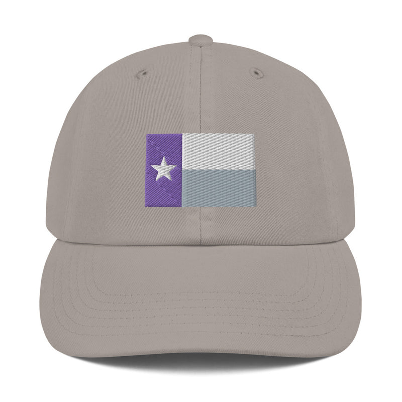 Purple Texas Flag Champion Dad Hat