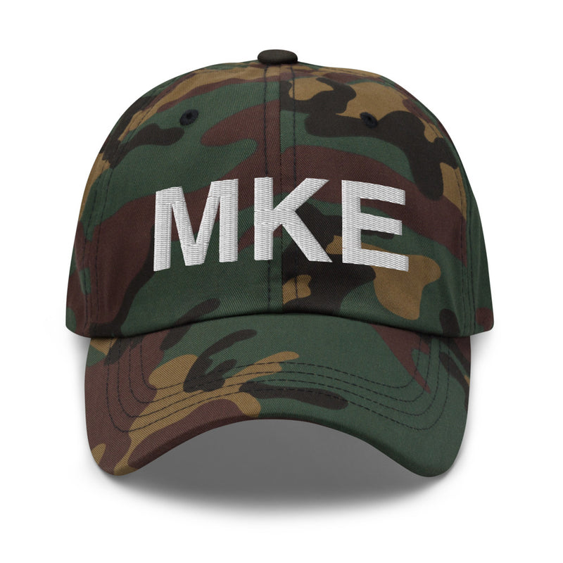 MKE Milwaukee Airport Code Dad Hat