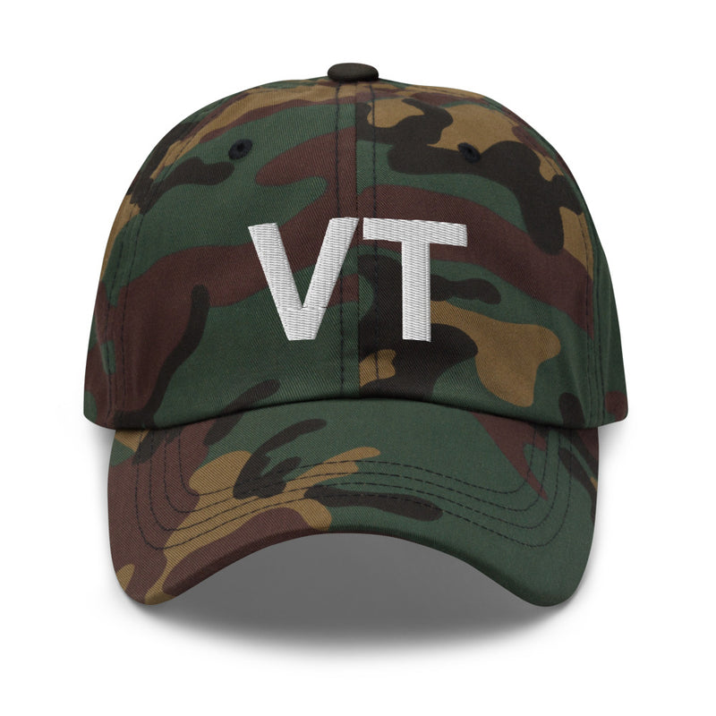Vermont VT State Abbreviation Dad Hat