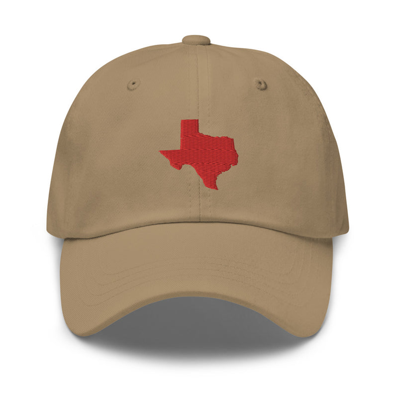 Red Texas Dad Hat