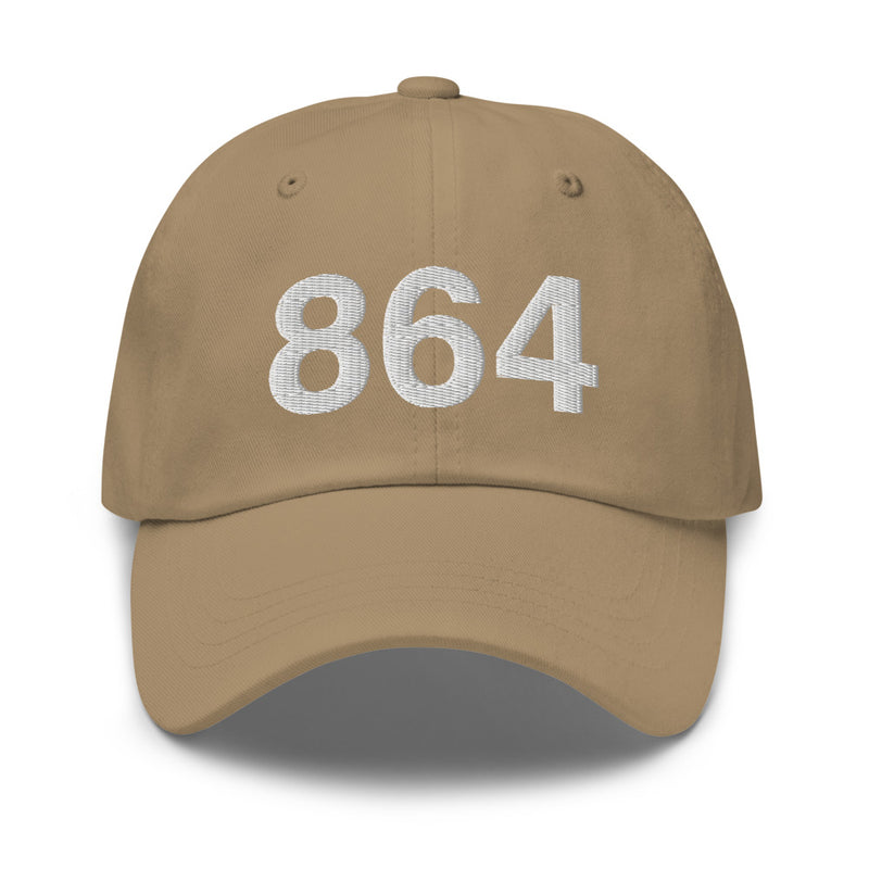864 Greenville SC Area Code Dad Hat