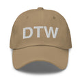 DTW Detroit MI Airport Code Dad Hat