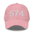 574 South Bend IN Area Code Dad Hat