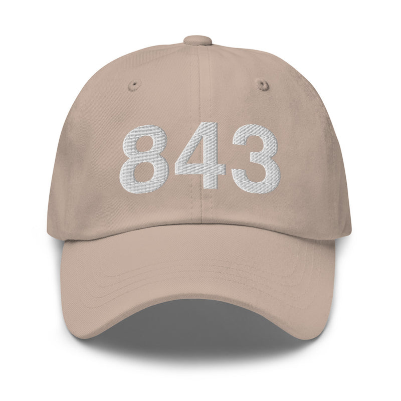 843 Charleston SC Area Code Dad Hat