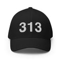 313 Detroit MI Area Code Closed Back Hat