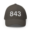 843 Charleston SC Area Code Closed Back Hat