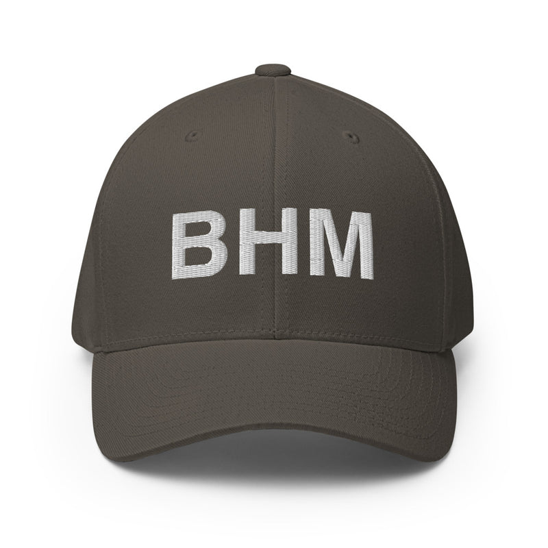 BHM Birmingham Airport Code Closed Back Hat
