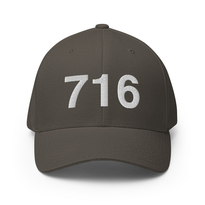 716 Buffalo NY Area Code Closed Back Hat