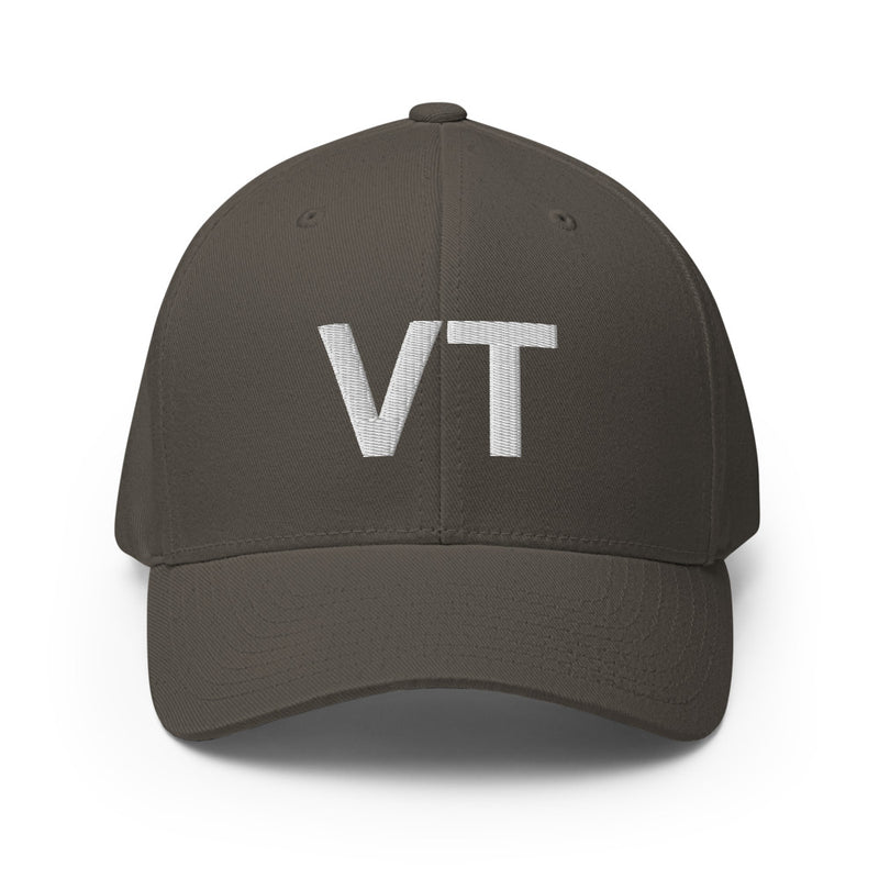 Vermont VT State Abbreviation Closed Back Hat