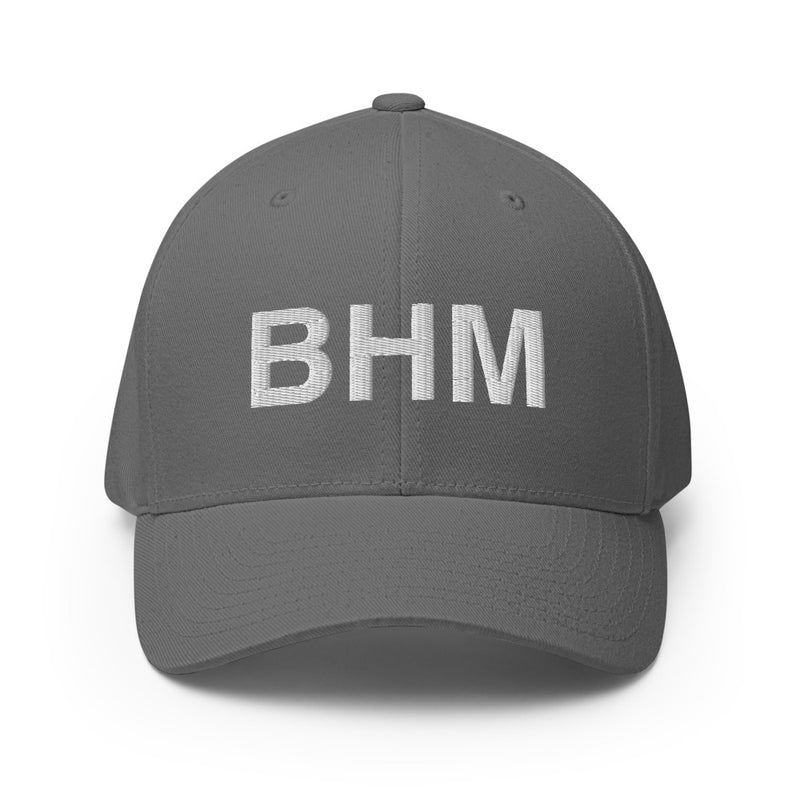 BHM Birmingham Airport Code Closed Back Hat