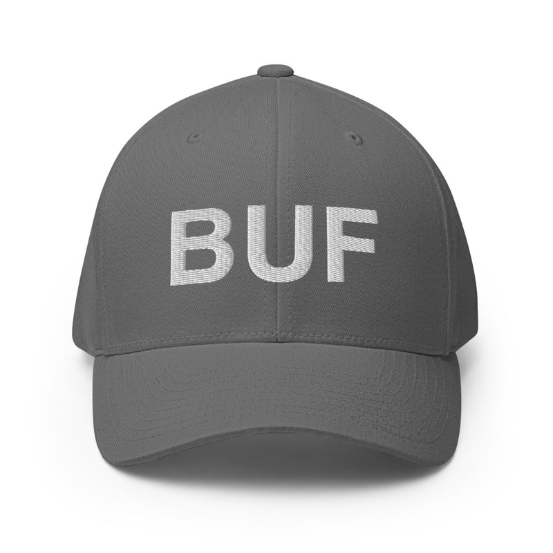 BUF Buffalo NY Airport Code Closed Back Hat