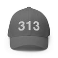 313 Detroit MI Area Code Closed Back Hat