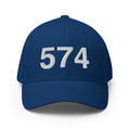 574 South Bend IN Area Code Closed Back Hat