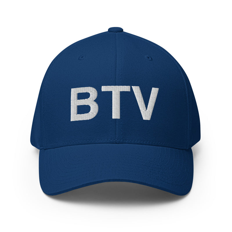BTV Burlington Airport Code Closed Back Hat