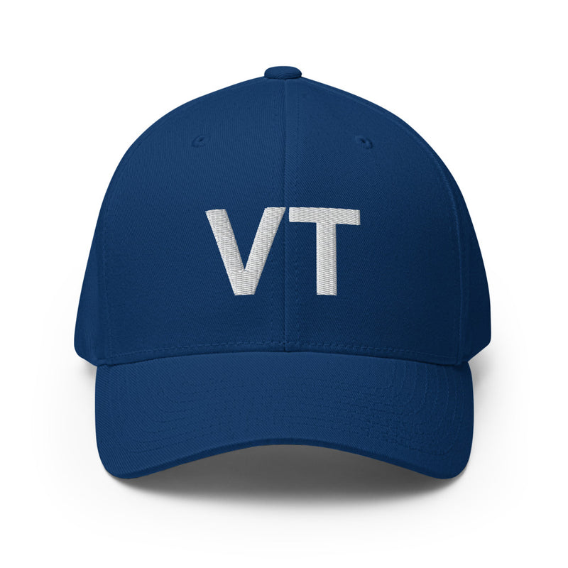 Vermont VT State Abbreviation Closed Back Hat