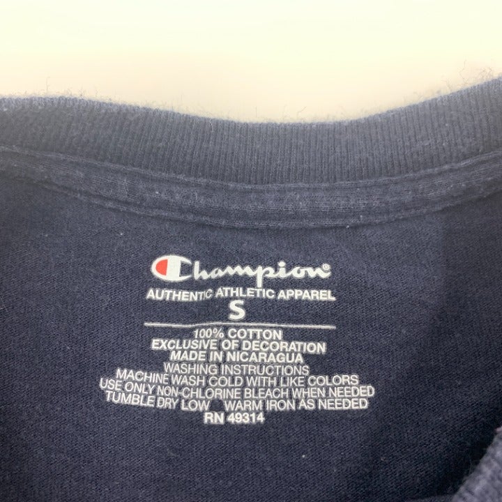 Champion t shirt tag best sale