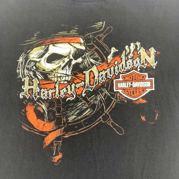 Austin Texas Harley Davidson Pirate T-shirt Size L